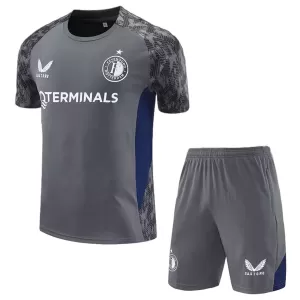 Feyenoord Rotterdam Maglia da Allenamento Bambino 2025/26 Grigio