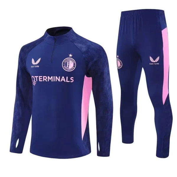 Feyenoord Rotterdam Tuta felpata da allenamento 2025/26 Blu Feyenoord Rotterdam Tuta felpata da allenamento 2025/26 Blu