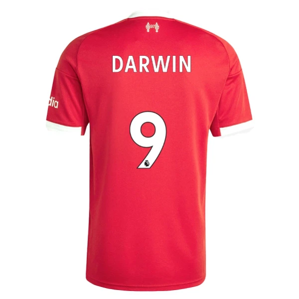 Maglia Liverpool Darwin Núñez 9 Gara Home 2025/26 Maglia Liverpool Darwin Núñez 9 Gara Home 2025/26