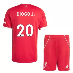 Maglia Liverpool Diogo Jota 20 Bambino Gara Home 2025/26 Maglia Liverpool Diogo Jota 20 Bambino Gara Home 2025/26
