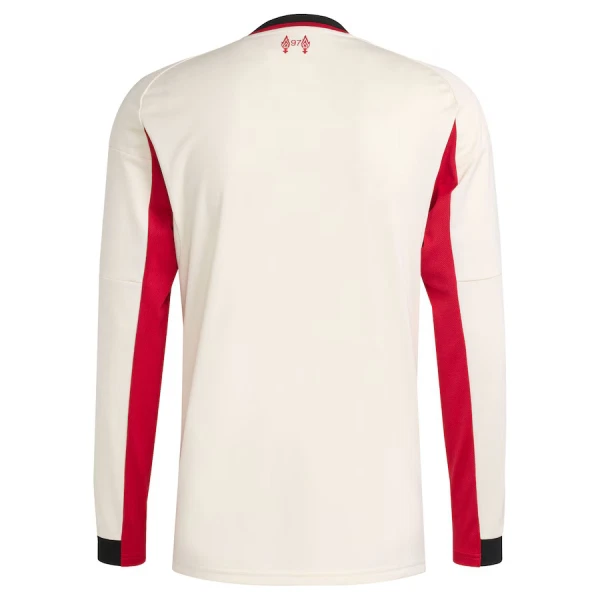 Maglia Liverpool Gara Away 2025/26 Maniche Lunghe