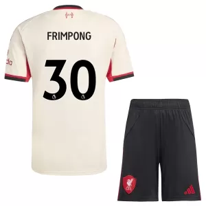 Maglia Liverpool Jeremie Frimpong 30 Bambino Gara Away 2025/26 Maglia Liverpool Jeremie Frimpong 30 Bambino Gara Away 2025/26