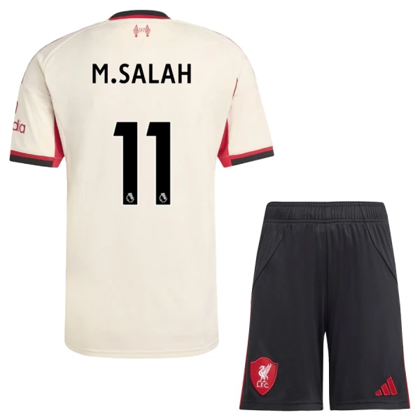 Maglia Liverpool Mohamed Salah 11 Bambino Gara Away 2025/26