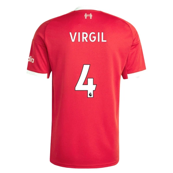 Maglia Liverpool Virgil van Dijk 4 Bambino Gara Home 2025/26
