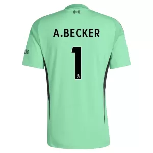 Maglia Portiere Liverpool Alisson Becker 1 2025/26 Verde