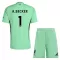 Maglia Portiere Liverpool Alisson Becker 1 Bambino 2025/26 Verde