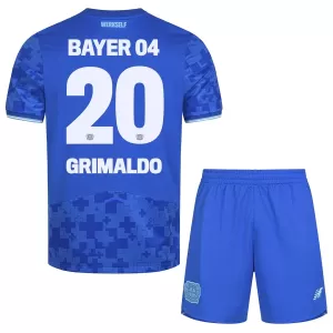 Maglia Bayer 04 Leverkusen Alejandro Grimaldo 20 Bambino Gara Third 2025/26