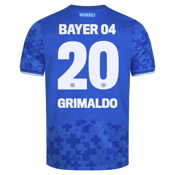 Maglia Bayer 04 Leverkusen Alejandro Grimaldo 20 Gara Third 2025/26