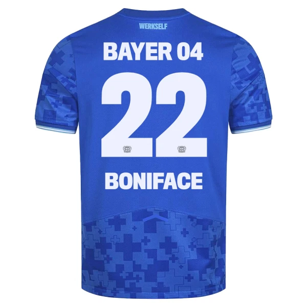 Maglia Bayer 04 Leverkusen Victor Boniface 22 Gara Third 2025/26