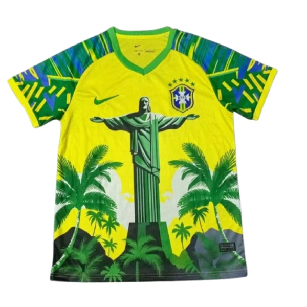 Maglia Brasile 2025 Verde (Speciell)