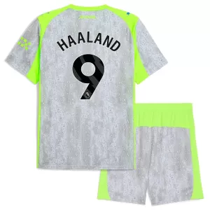 Maglia Manchester City Erling Haaland 9 Bambino Gara Third 2025/26