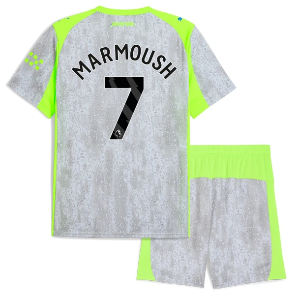 Maglia Manchester City Marmoush 7 Bambino Gara Third 2025/26 Maglia Manchester City Marmoush 7 Bambino Gara Third 2025/26