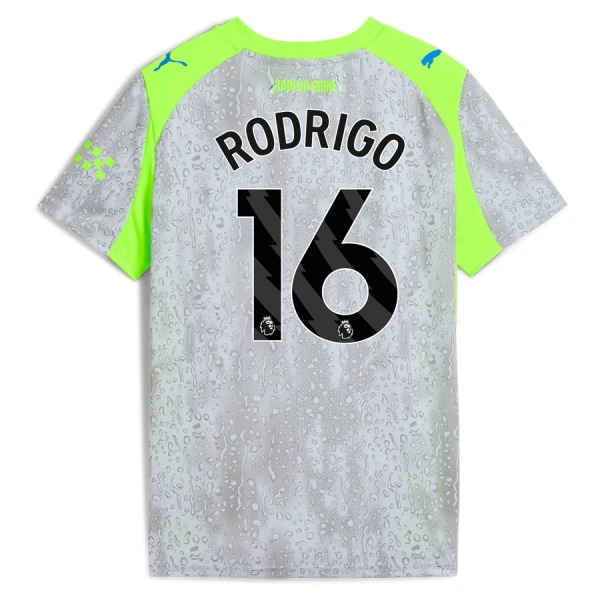 Maglia Manchester City Rodrigo Hernández 16 Gara Third 2025/26 Maglia Manchester City Rodrigo Hernández 16 Gara Third 2025/26