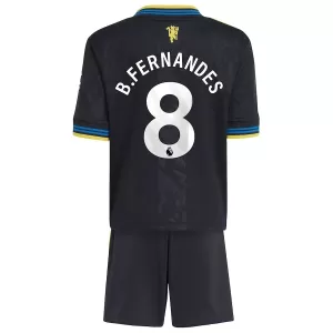 Maglia Manchester United Bruno Fernandes 8 Bambino Gara Third 2025/26
