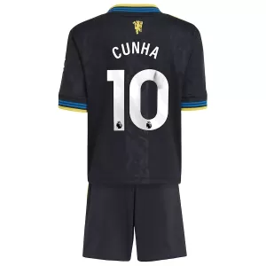 Maglia Manchester United Cunha 10 Bambino Gara Third 2025/26
