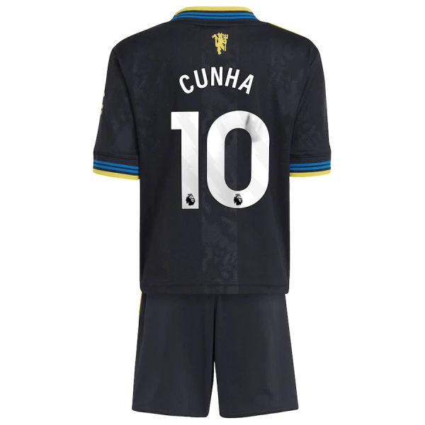 Maglia Manchester United Cunha 10 Bambino Gara Third 2025/26 Maglia Manchester United Cunha 10 Bambino Gara Third 2025/26