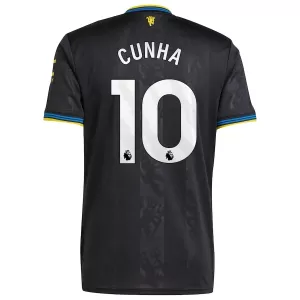 Maglia Manchester United Cunha 10 Gara Third 2025/26