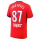 Maglia Paris Saint-Germain Joao Neves 87 Gara Third 2025/26 Maglia Paris Saint-Germain Joao Neves 87 Gara Third 2025/26