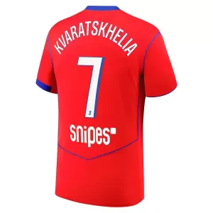 Maglia Paris Saint-Germain Kvaratskhelia 7 Gara Third 2025/26 Maglia Paris Saint-Germain Kvaratskhelia 7 Gara Third 2025/26