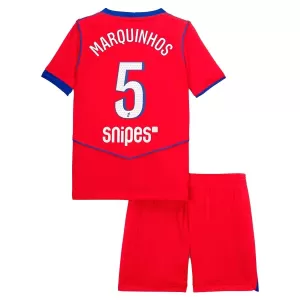 Maglia Paris Saint-Germain Marquinhos 5 Bambino Gara Third 2025/26 Maglia Paris Saint-Germain Marquinhos 5 Bambino Gara Third 2025/26