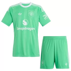 Maglia Portiere Manchester United Bambino 2025/26 Verde Maglia Portiere Manchester United Bambino 2025/26 Verde