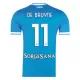 Maglia SSC Napoli Kevin De Bruyne 11 Bambino Gara Home 2025/26