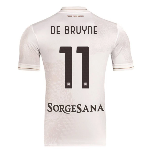 Maglia SSC Napoli Kevin De Bruyne 11 Gara Away 2025/26