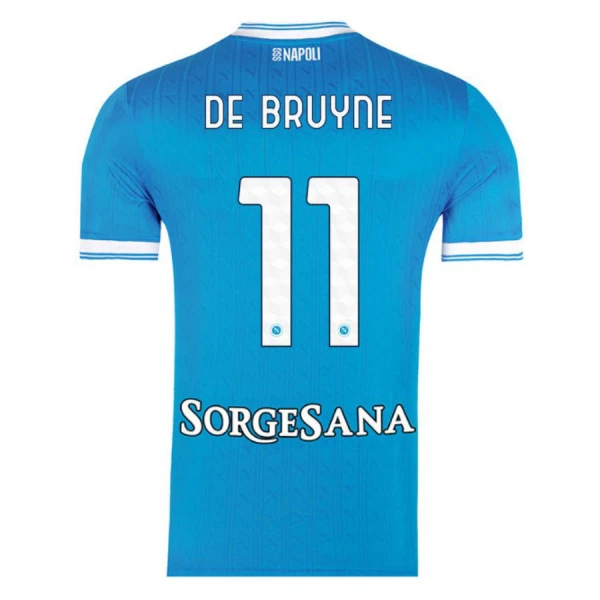 Maglia SSC Napoli Kevin De Bruyne 11 Gara Home 2025/26 Maglia SSC Napoli Kevin De Bruyne 11 Gara Home 2025/26
