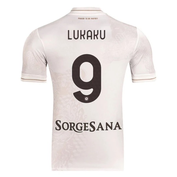Maglia SSC Napoli Romelu Lukaku 9 Gara Away 2025/26