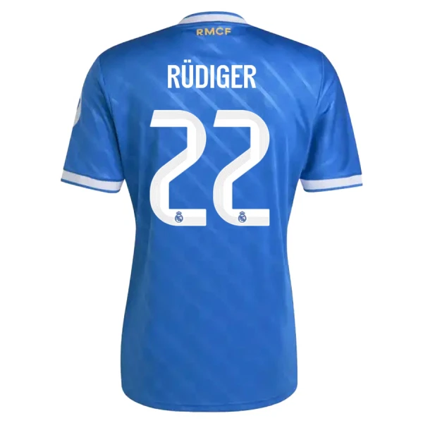 Maglia Real Madrid Antonio Rüdiger 22 Gara Third 2025/26 Maglia Real Madrid Antonio Rüdiger 22 Gara Third 2025/26