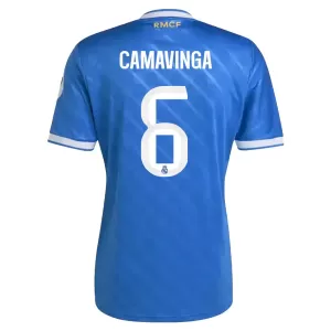 Maglia Real Madrid Eduardo Camavinga 6 Gara Third 2025/26