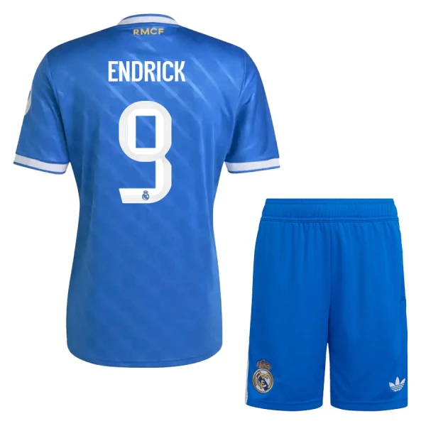 Maglia Real Madrid Endrick 9 Bambino Gara Third 2025/26 Maglia Real Madrid Endrick 9 Bambino Gara Third 2025/26