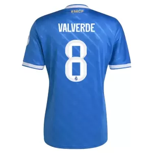 Maglia Real Madrid Federico Valverde 8 Gara Third 2025/26