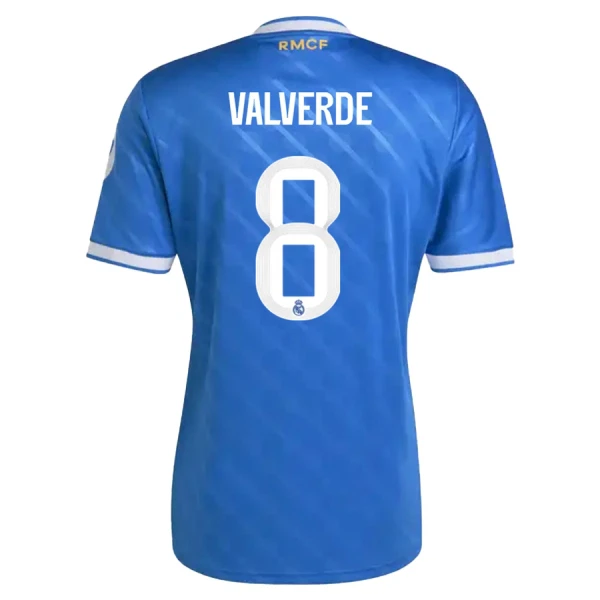 Maglia Real Madrid Federico Valverde 8 Gara Third 2025/26 Maglia Real Madrid Federico Valverde 8 Gara Third 2025/26