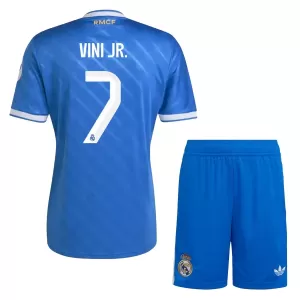 Maglia Real Madrid Vinicius Junior 7 Bambino Gara Third 2025/26