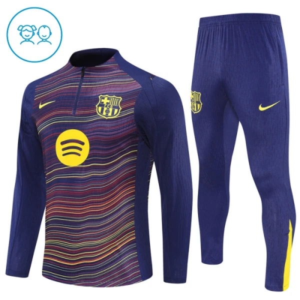 Barcellona Tuta felpata da allenamento Bambino 2025/26 Navy Barcellona Tuta felpata da allenamento Bambino 2025/26 Navy