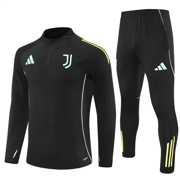 Juventus Tuta felpata da allenamento 2025/26 Nero Juventus Tuta felpata da allenamento 2025/26 Nero