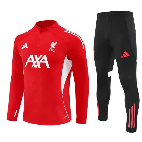 Liverpool Tuta felpata da allenamento 2025/26 Rosso Liverpool Tuta felpata da allenamento 2025/26 Rosso