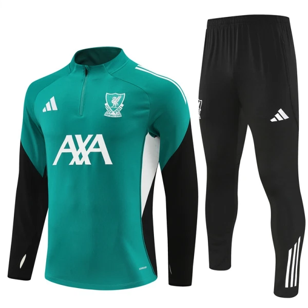 Liverpool Tuta felpata da allenamento 2025/26 Verde Liverpool Tuta felpata da allenamento 2025/26 Verde