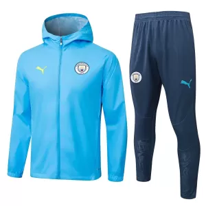 Manchester City Giacca da allenamento con cappuccio 2025/26 Blu