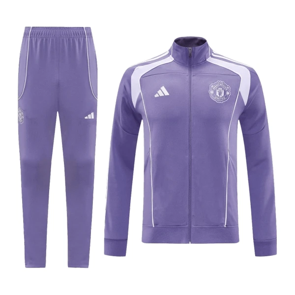 Manchester United Tute da giacca da allenamento 2025/26 Viola Manchester United Tute da giacca da allenamento 2025/26 Viola
