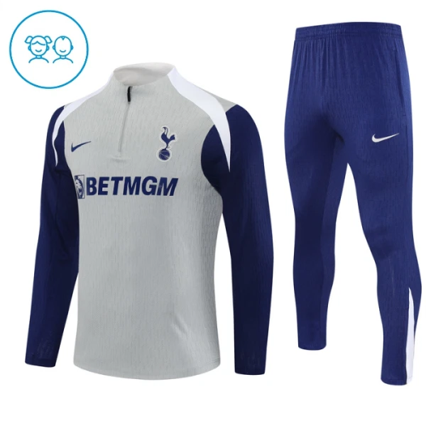 Tottenham Hotspur Tuta felpata da allenamento Bambino 2025/26 Grigio Tottenham Hotspur Tuta felpata da allenamento Bambino 2025/26 Grigio