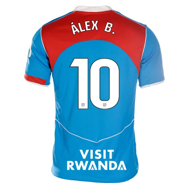 Maglia Atlético Madrid Alex B. 10 Gara Third 2025/26 Maglia Atlético Madrid Alex B. 10 Gara Third 2025/26