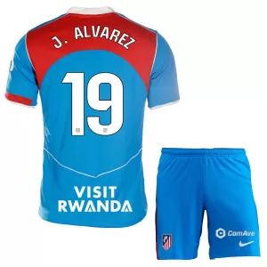 Maglia Atlético Madrid Julián Álvarez 19 Bambino Gara Third 2025/26