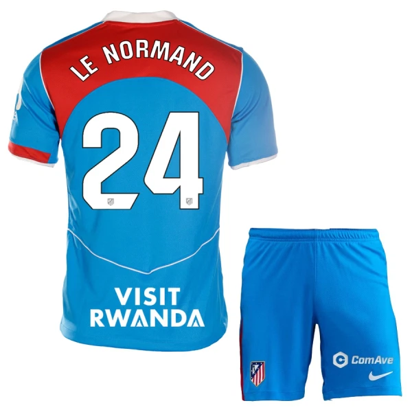 Maglia Atlético Madrid Le Normand 24 Bambino Gara Third 2025/26 Maglia Atlético Madrid Le Normand 24 Bambino Gara Third 2025/26