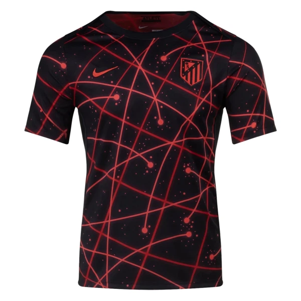 Maglia Atlético Madrid Pre-Match 2025/26 Nero Maglia Atlético Madrid Pre-Match 2025/26 Nero