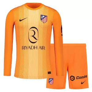 Maglia Portiere Atlético Madrid Bambino 2025/26 Maniche Lunghe Arancia