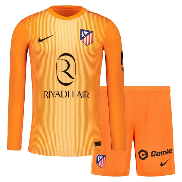 Maglia Portiere Atlético Madrid Bambino 2025/26 Maniche Lunghe Arancia Maglia Portiere Atlético Madrid Bambino 2025/26 Maniche Lunghe Arancia