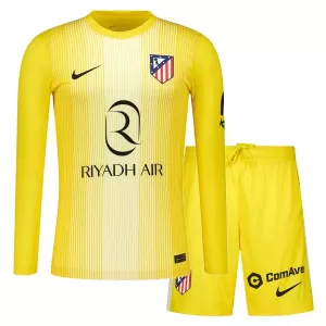 Maglia Portiere Atlético Madrid Bambino 2025/26 Maniche Lunghe Giallo