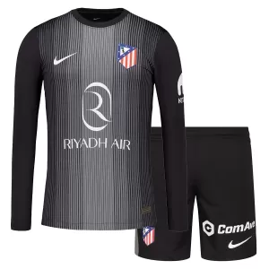 Maglia Portiere Atlético Madrid Bambino 2025/26 Maniche Lunghe Nero